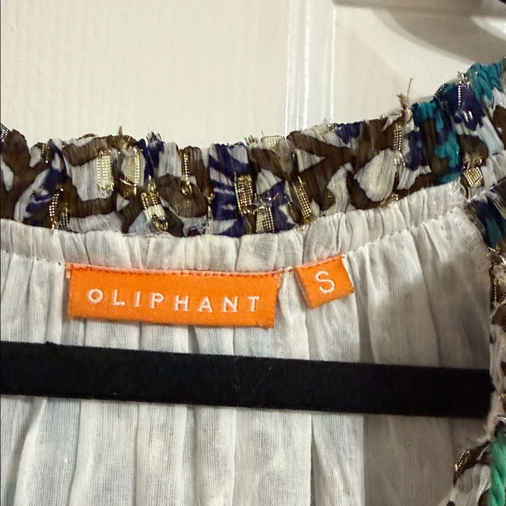 OLIPHANT Boho Floral Tiered Dress with Tassel Tie - Picture 2 of 7
